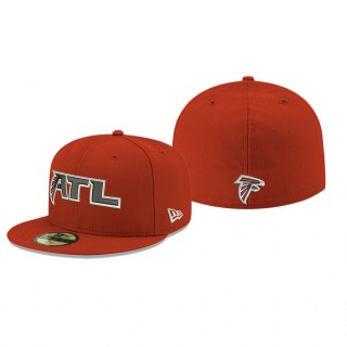 Atlanta Falcons Red Omaha ATL 59FIFTY Fitted Hat