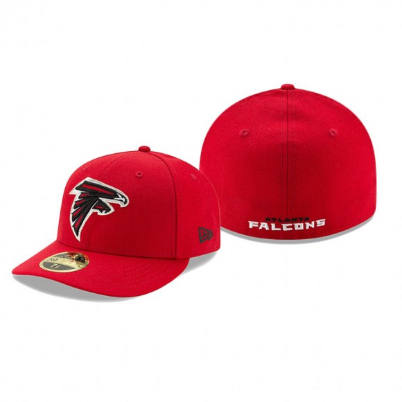Atlanta Falcons Red Omaha Low Profile 59FIFTY Structured Hat
