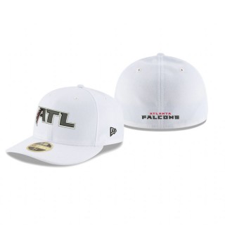 Atlanta Falcons White Omaha Alternate Logo Low Profile 59FIFTY Hat