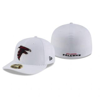 Atlanta Falcons White Omaha Low Profile 59FIFTY Hat