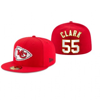Kansas City Chiefs Frank Clark Red Omaha 59FIFTY Fitted Hat