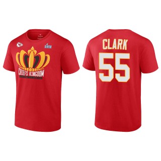 Frank Clark Kansas City Chiefs Red Super Bowl LVII Champions Last Standing T-Shirt