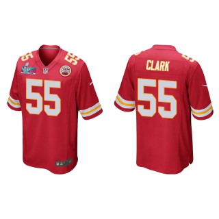 Frank Clark Men's Kansas City Chiefs Super Bowl LVII Red Game Jersey