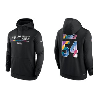 Fred Warner San Francisco 49ers Black 2022 NFL Crucial Catch Therma Performance Pullover Hoodie