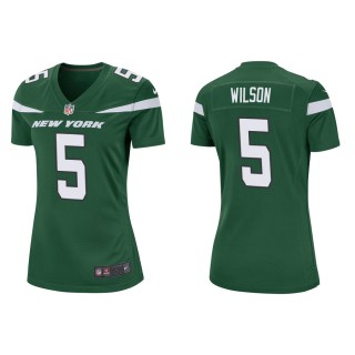 Women's Garrett Wilson Jets Green Game Jersey