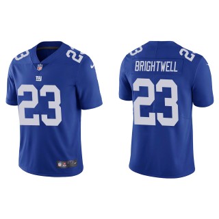 Men's New York Giants Gary Brightwell Blue Vapor Limited Jersey