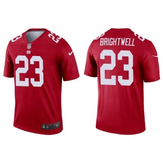 Men's New York Giants Gary Brightwell Red Inverted Legend Jersey