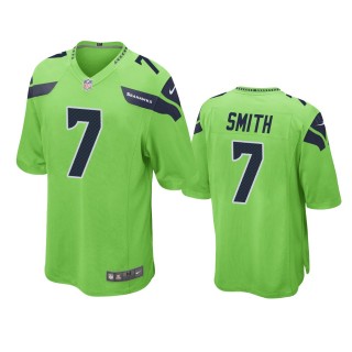 Seahawks Geno Smith Neon Green Game Jersey
