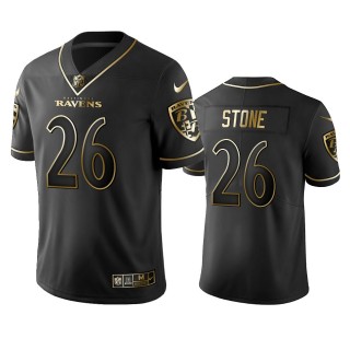 Geno Stone Ravens Black Golden Edition Vapor Limited Jersey