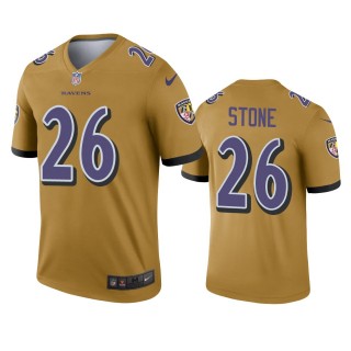 Baltimore Ravens Geno Stone Gold Inverted Legend Jersey