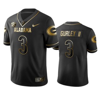Georgia Bulldogs Todd Gurley II Black Golden Edition Jersey