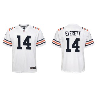 Youth Gerald Everett Bears White Classic Game Jersey