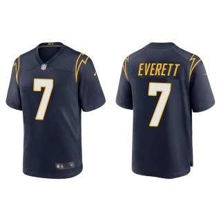 Men's Los Angeles Chargers Gerald Everett Navy Alternate Game Jersey