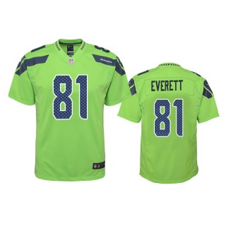 Seattle Seahawks Gerald Everett Green Color Rush Game Jersey