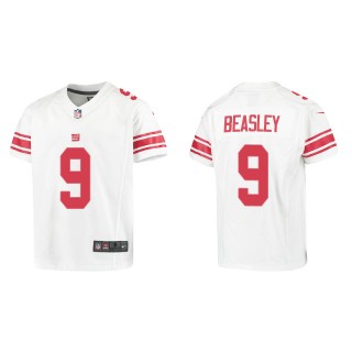Youth Cole Beasley Giants White Game Jersey