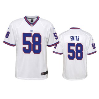 New York Giants Elerson Smith White Color Rush Game Jersey