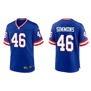 Isaiah Simmons Giants Royal Classic Game Jersey