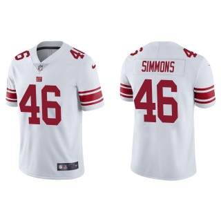 Isaiah Simmons Giants White Vapor Limited Jersey