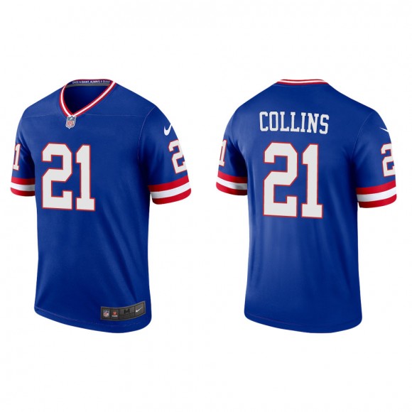 Men's New York Giants Landon Collins Royal Classic Legend Jersey