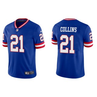 Men's New York Giants Landon Collins Royal Classic Vapor Limited Jersey