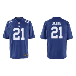 Youth New York Giants Landon Collins Royal Game Jersey
