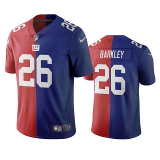 New York Giants Saquon Barkley Red Royal Two Tone Vapor Limited Jersey