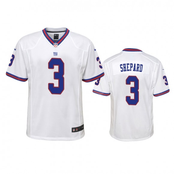 New York Giants Sterling Shepard White Color Rush Game Jersey
