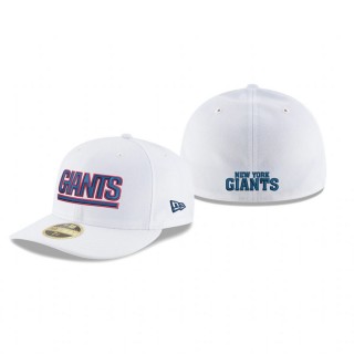 New York Giants White Omaha Throwback Low Profile 59FIFTY Hat