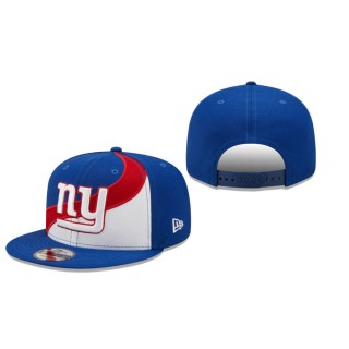 New York Giants White Royal Wave Snapback Hat