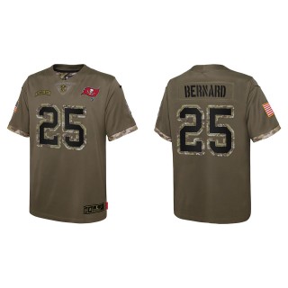 Giovani Bernard Youth Tampa Bay Buccaneers Olive 2022 Salute To Service Limited Jersey