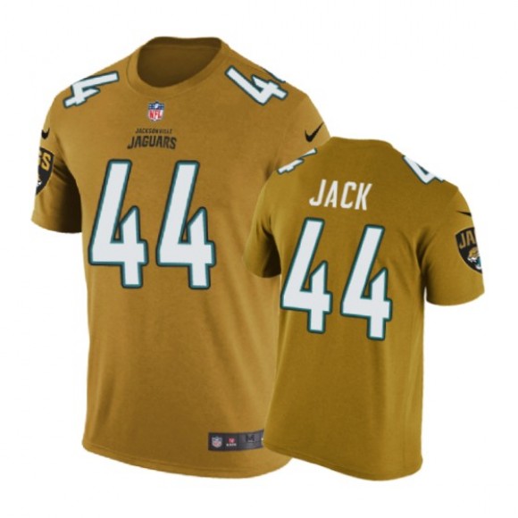 Jacksonville Jaguars #44 Myles Jack Color Rush Nike T-Shirt - Men's