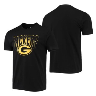 Green Bay Packers Black Spotlight T-Shirt