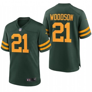 Packers Charles Woodson Throwback Jersey Green Alternate Game