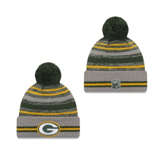 Green Bay Packers Cold Weather Gray Sport Knit Hat