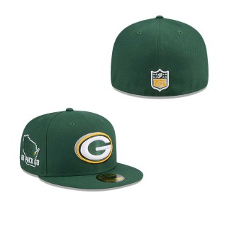 Green Bay Packers Green 2024 NFL Draft 59FIFTY Fitted Hat