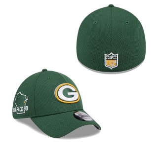 Green Bay Packers Green 2024 NFL Draft 39THIRTY Flex Hat
