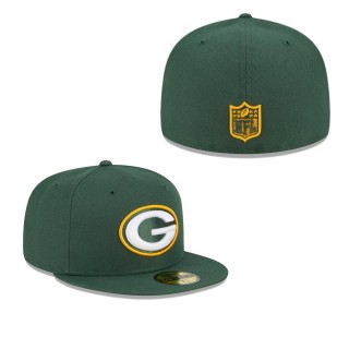 Green Bay Packers Green Main Fitted Hat