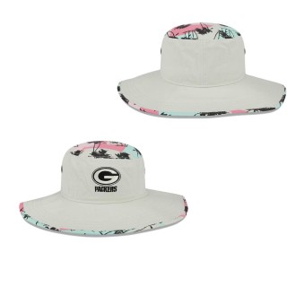 Green Bay Packers Khaki Retro Beachin' Bucket Hat