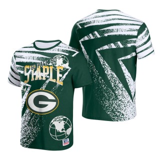 Men's Green Bay Packers NFL x Staple Hunter Green All Over Print T-Shirt