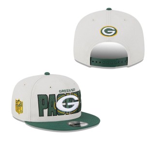 Men's Green Bay Packers Stone Green 2023 NFL Draft 9FIFTY Snapback Adjustable Hat
