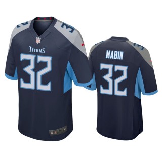 Tennessee Titans Greg Mabin Navy Game Jersey