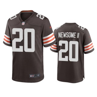 Cleveland Browns Greg Newsome II Brown Game Jersey
