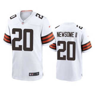 Cleveland Browns Greg Newsome II White Game Jersey