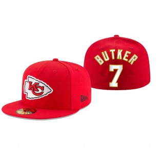 Kansas City Chiefs Harrison Butker Red Omaha 59FIFTY Fitted Hat