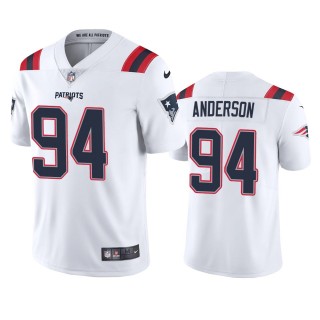 Henry Anderson New England Patriots White Vapor Limited Jersey