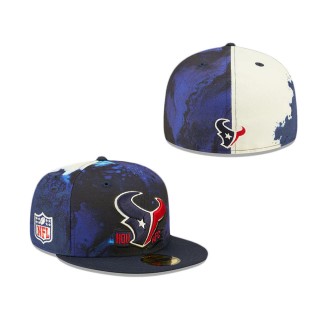 Houston Texans 2022 Sideline Ink Dye 59FIFTY Fitted Hat