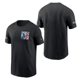 Houston Texans Black 2023 NFL Crucial Catch Sideline Tri-Blend T-Shirt