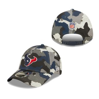 Men's Houston Texans Camo 2022 NFL Training Camp Official 9FORTY Adjustable Hat