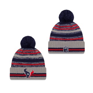Houston Texans Cold Weather Gray Sport Knit Hat