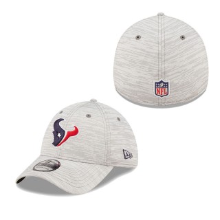 Men's Houston Texans Gray 2022 NFL Training Camp Official Coach 39THIRTY Flex Hat
